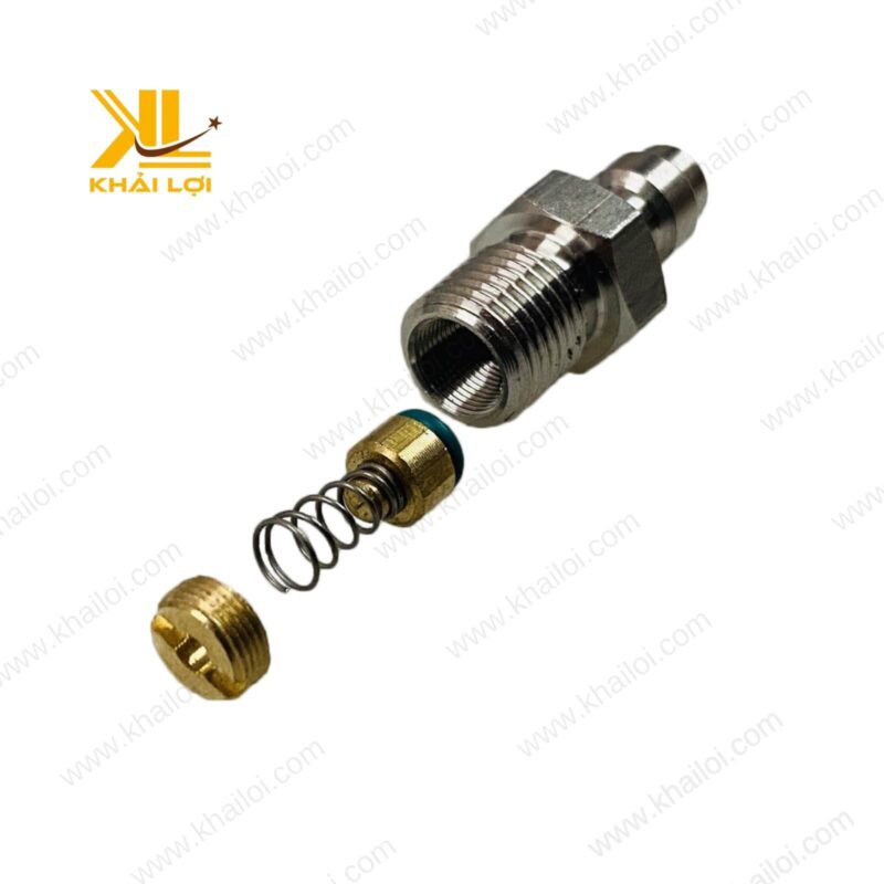 Van 1 chiều nạp khí nén bằng inox 304 chính hãng Vật tư công nghiệp Khải Lợi
