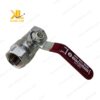 Cận cảnh tay gạt van bi đồng xi trắng Giacomini Khải Lợi
