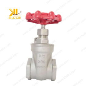 Bộ van cửa tay vặn inox dùng trong nhà máy hóa chất – Khải Lợi cung cấp.