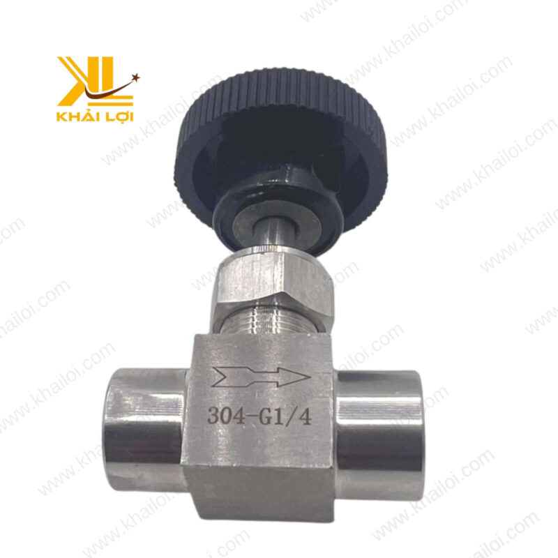 Tay vặn điều chỉnh của van kim inox 304 phân phối bởi Khải Lợi.