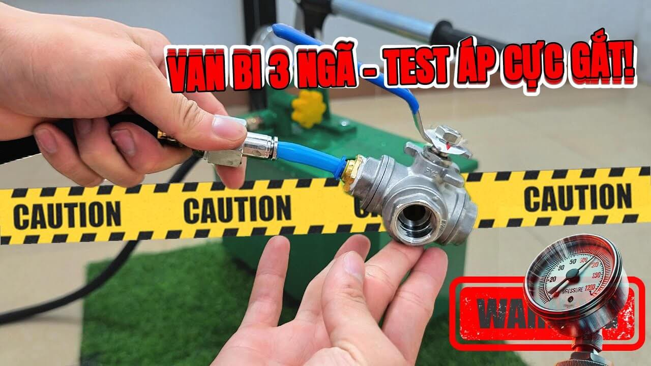 Van Bi Tay Gạt 3 Ngã Inox & Đồng Thau – Phân Tích Thực Tế, Cấu Tạo & Hiệu Năng Áp Suất