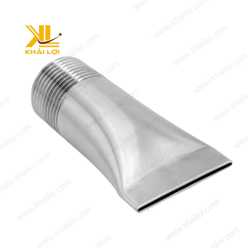 Hình ảnh sản phẩm béc inox mỏ vịt ren ngoài 9.6mm.