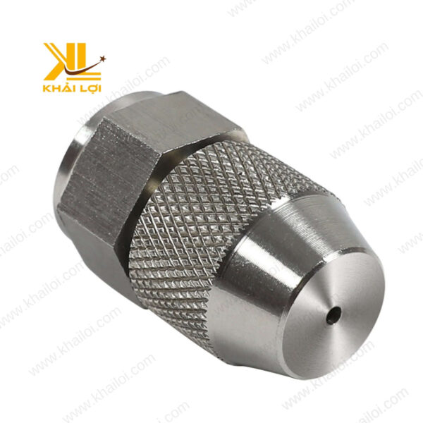 Béc inox chỉnh góc phun với đầu xoay linh hoạt thương hiệu Vật tư công nghiệp Khải Lợi.