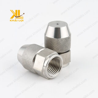 Mẫu béc inox nón có chỉnh dùng cho sản xuất thực phẩm.
