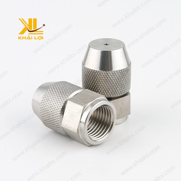 Mẫu béc inox nón có chỉnh dùng cho sản xuất thực phẩm.
