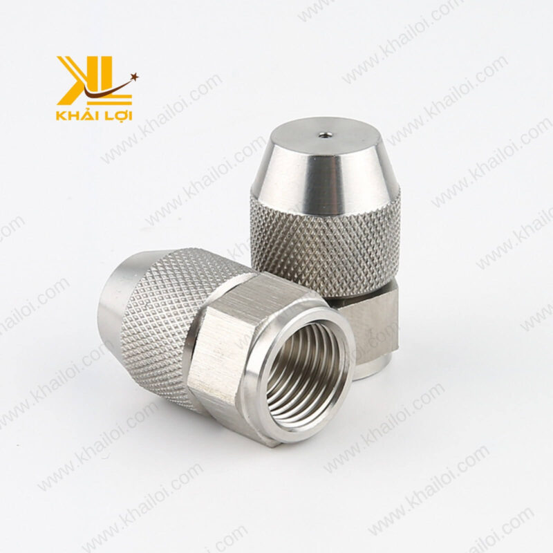 Mẫu béc inox nón có chỉnh dùng cho sản xuất thực phẩm.