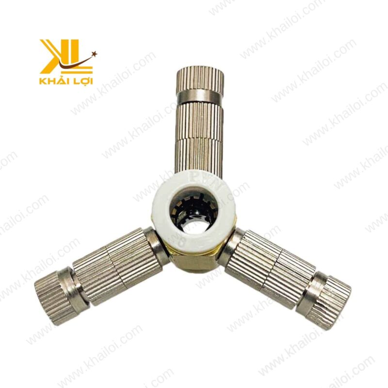 Hình ảnh béc phun sương đồng xi trắng của Vật tư công nghiệp Khải Lợi.