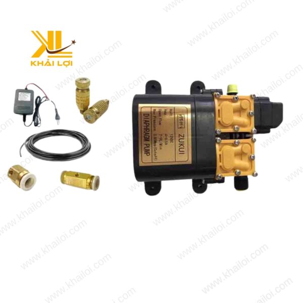 Bộ phun sương Zukui loại đôi với áp suất 120PSI dành cho khu vườn rộng.