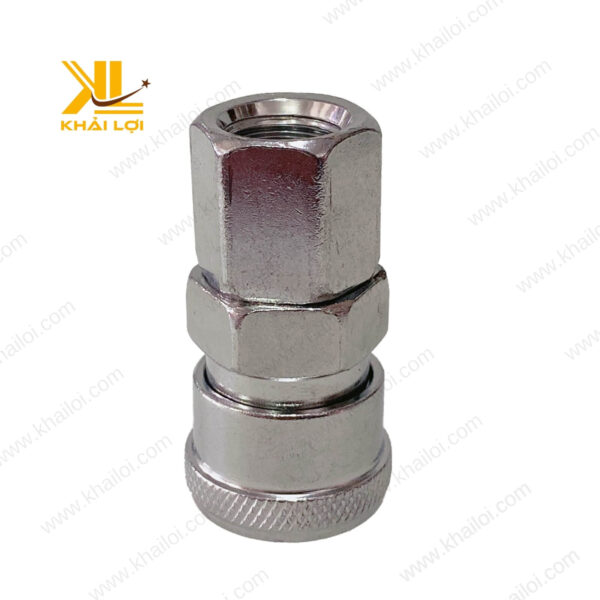 Đầu nối khí nén ren trong PVN dùng trong hệ thống sản xuất công nghiệp của Khải Lợi.