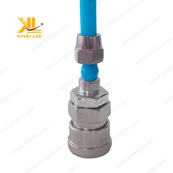 Hình ảnh đầu nối PVN siết ống 8 dùng cho dây khí nén tại Vật tư công nghiệp Khải Lợi.
