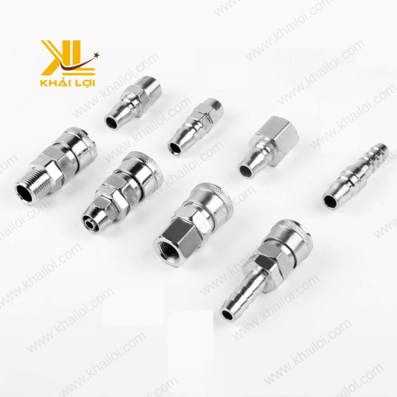 Đầu nối hơi nhanh khí nén PVN bằng thép không gỉ của Vật tư công nghiệp Khải Lợi.