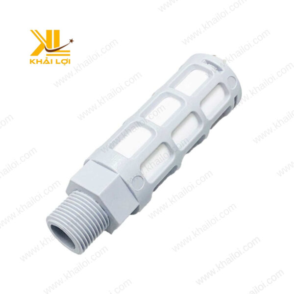 Cận cảnh cấu tạo giảm thanh khí nén nhựa PSL từ Khải Lợi.