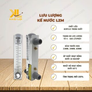 Thông số kỹ thuật "Lưu lượng kế nước LZM" của vật tư công nghiệp Khải Lợi.