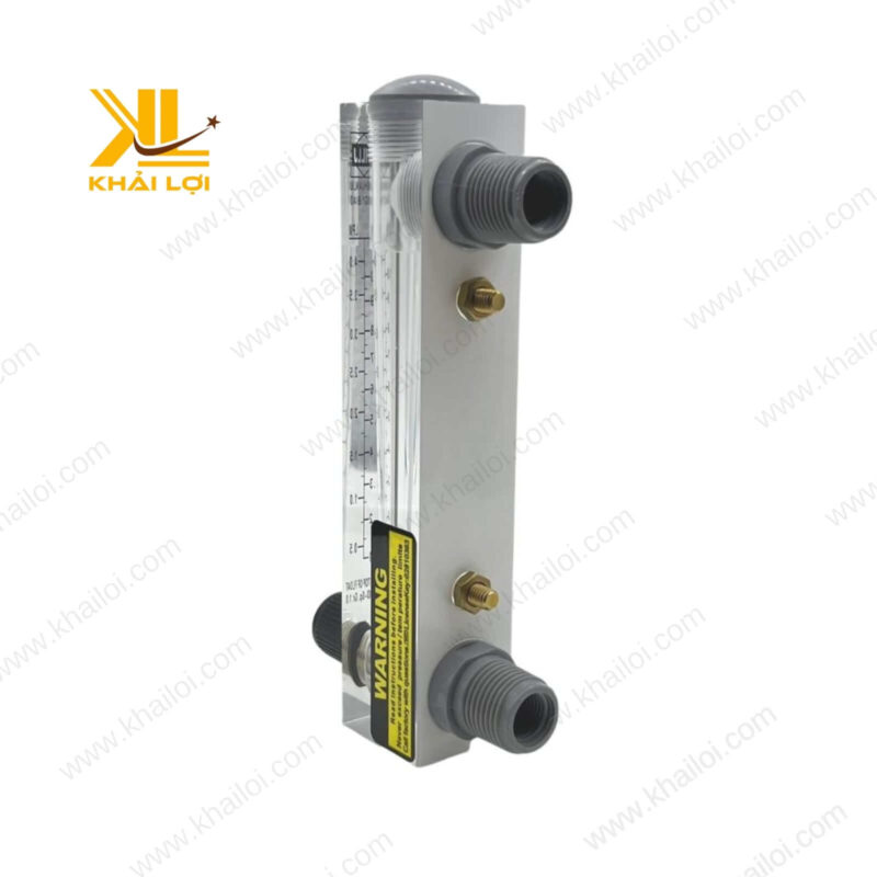 Mặt đồng hồ đo lưu lượng của lưu lượng kế nước LZM của Khải Lợi hiển thị rõ ràng.