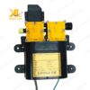 Tem thông số kỹ thuật máy bơm 12V in nổi bật và rõ ràng.
