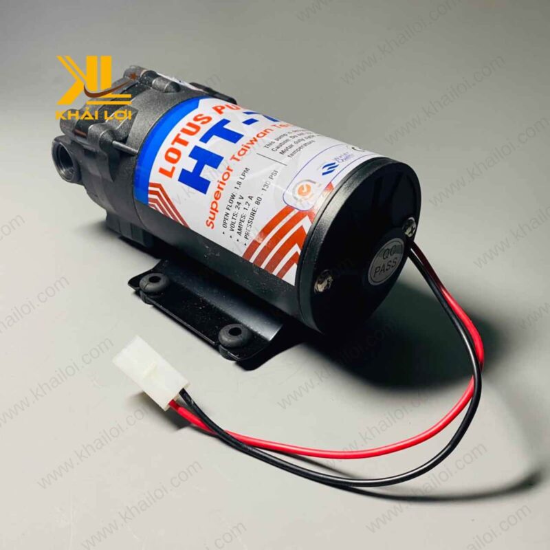 Máy bơm phun sương 24V dùng cho hệ thống tưới lan tại Khải Lợi.