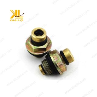 Van nạp hơi trục cao su với thân ren đồng tại Khải Lợi