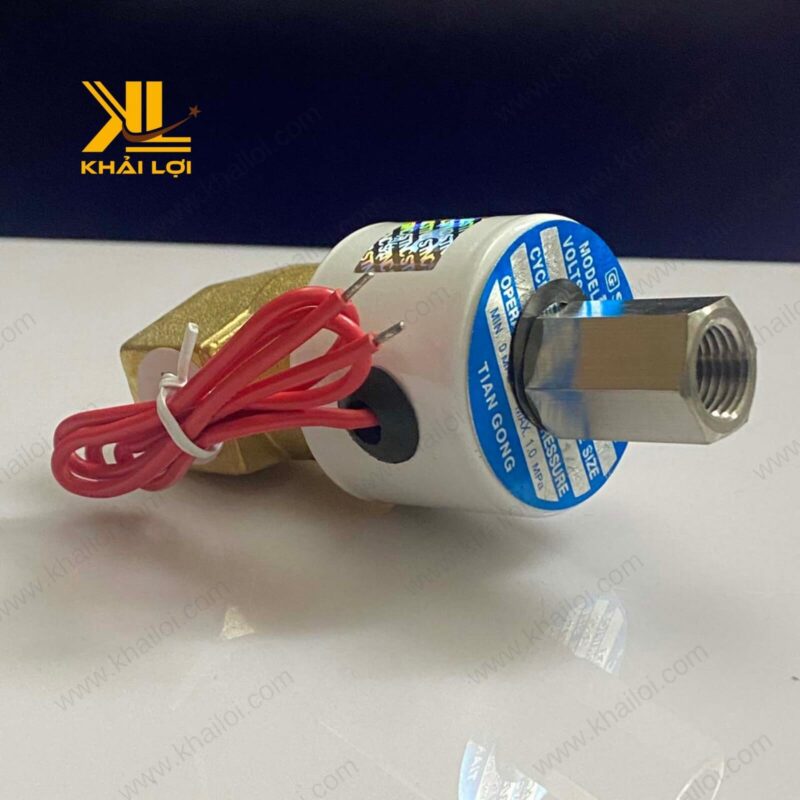 Van Điện Từ Ba Ngã STNC UZC của Khải Lợi, hỗ trợ điện áp 220VAC, 24VDC.