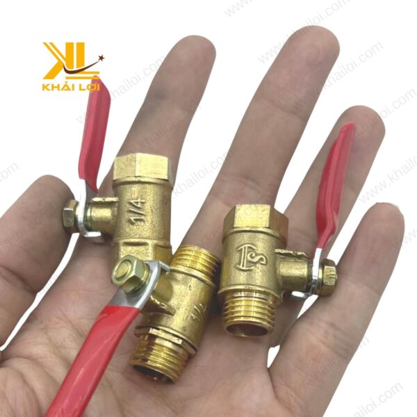 Mẫu van khóa hơi tay nhỏ cao cấp do Vật tư công nghiệp Khải Lợi phân phối.