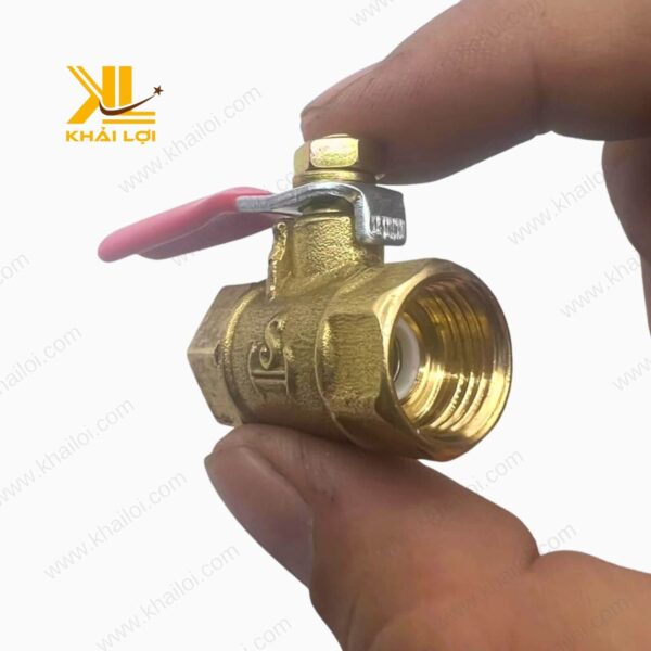 Van bi tay gạt ren trong ngoài dùng cho nước nóng và khí tại Khải Lợi.