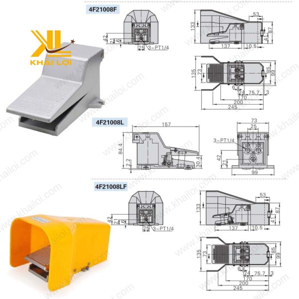 Van 4F STNC với giảm thanh, giảm tiếng ồn, vận hành êm.