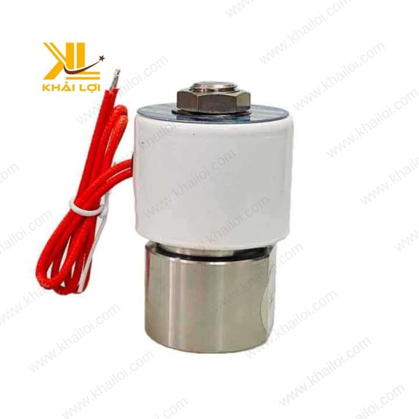 Cận cảnh Van STNC UF DN10, cuộn coil 220VAC, vận hành ổn.