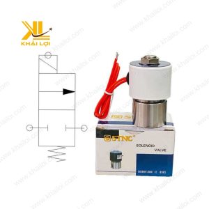 Van STNC UF DN08, inox 304, cổng ren PT, bền bỉ.