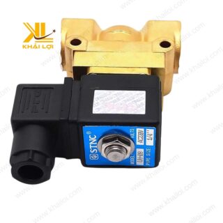 Mẫu van điện từ khí nén chịu áp lực cao STNC UH lắp đặt bởi Khải Lợi.