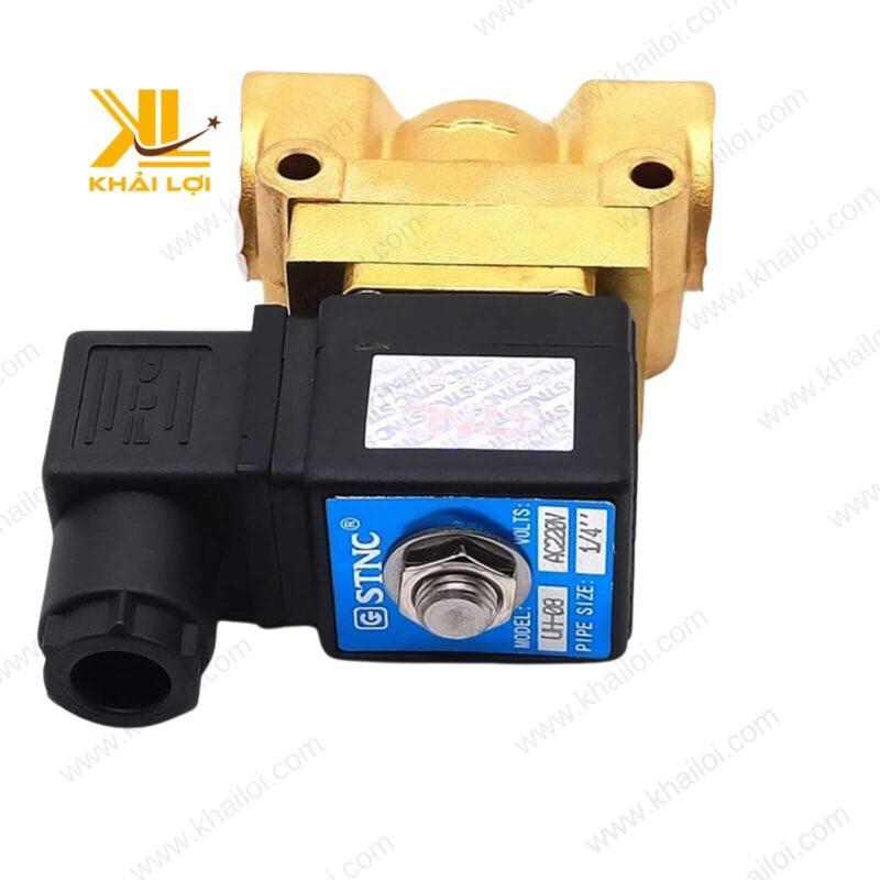 Mẫu van điện từ khí nén chịu áp lực cao STNC UH lắp đặt bởi Khải Lợi.