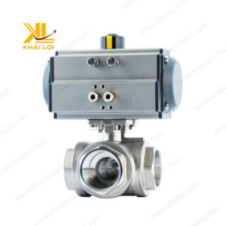 Van 3 ngã khí nén với kết nối ren trong do Khải Lợi cung cấp