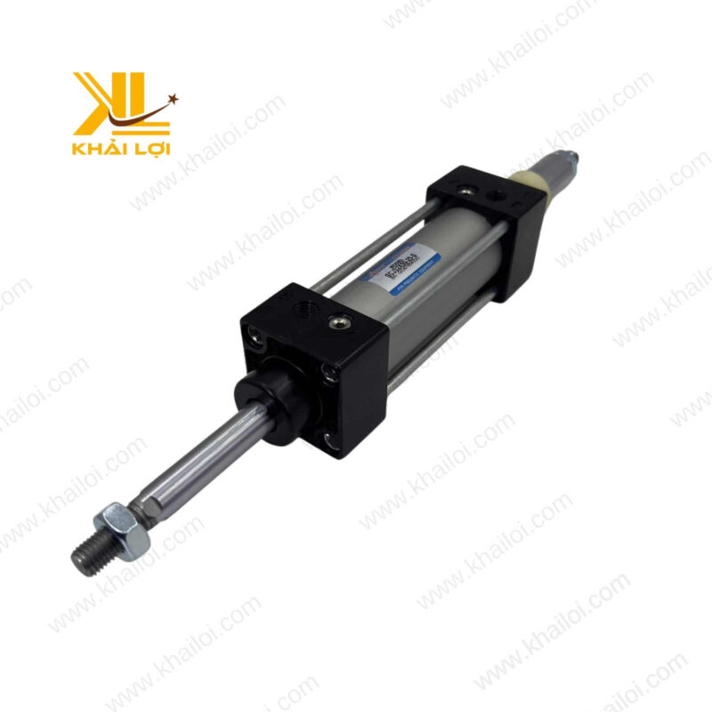 Cận cảnh thiết kế xi lanh SCJ với hai đầu chỉnh linh hoạt.