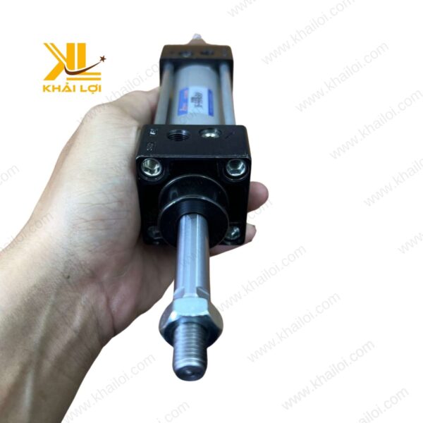 Xi lanh hơi vuông hai đầu chỉnh SCJ chất lượng cao từ vật tư công nghiệp Khải Lợi.