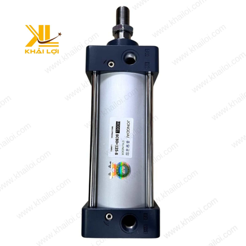 Piston xi lanh khí nén JONGDAI SC thiết kế chắc chắn, đường kính lớn.