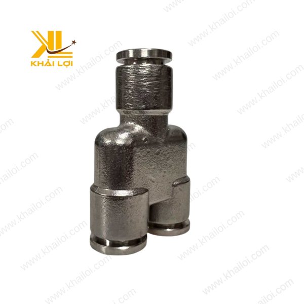 Chữ Y Nối Ống Khí Nén INOX IPY dễ lắp đặt.