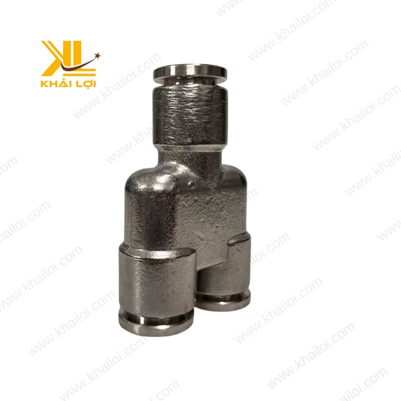 Chữ Y Nối Ống Khí Nén INOX IPY dễ lắp đặt.