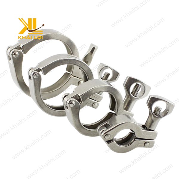 Clamp vi sinh inox chống ăn mòn vượt trội.