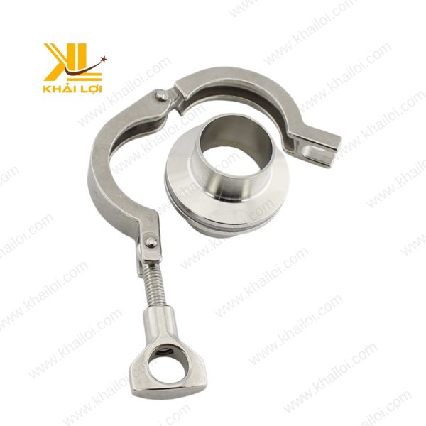 Clamp vi sinh inox linh hoạt đa năng.
