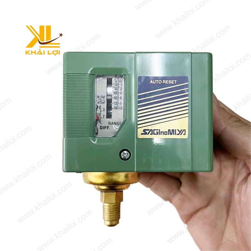 Công Tắc Áp Suất Saginomiya cho phòng cháy, an toàn.