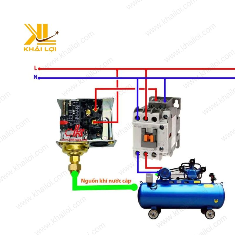 Công Tắc Áp Suất C130X cho khí nén, áp suất 30 kg/cm².