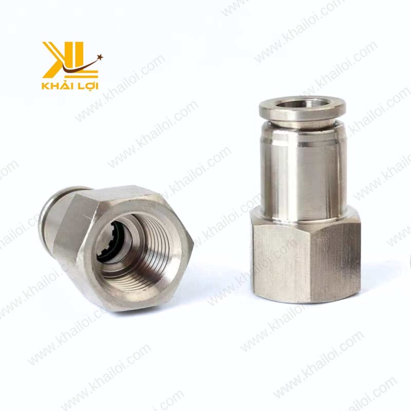 Nối Khí Nén IPCF ren M5, dễ lắp đặt, kín khít.