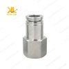 Cận cảnh Nối Khí Nén INOX IPCF, ren trong chắc chắn.