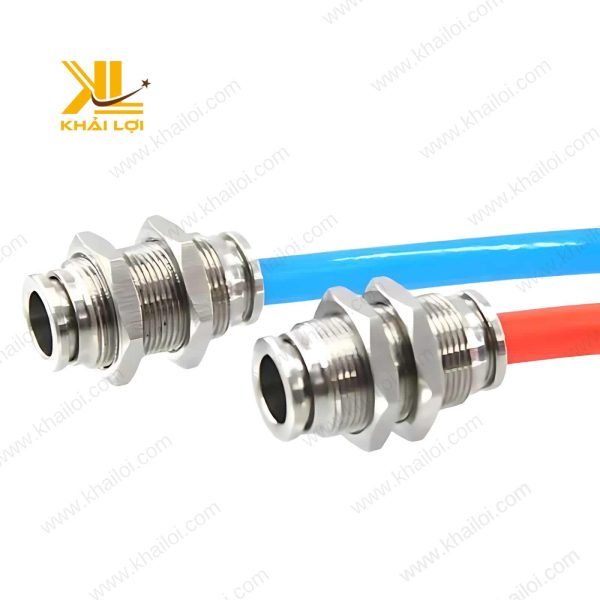 Nối 2 Đầu Ống Khí Siết Thành INOX IPM nhỏ gọn bền bỉ.