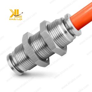 Nối 2 Đầu Ống Khí Siết Thành INOX IPM dễ lắp đặt.