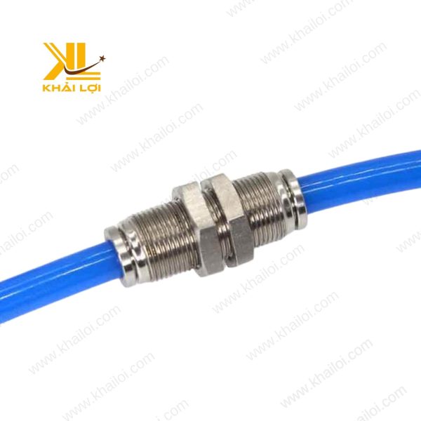 Nối 2 Đầu Ống Khí Siết Thành INOX IPM kết nối chắc chắn.