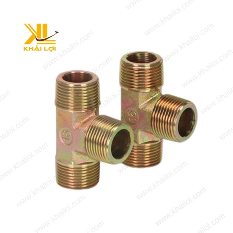 Tê Ren Ngoài Sắt Thủy Lực thiết kế chắc chắn.