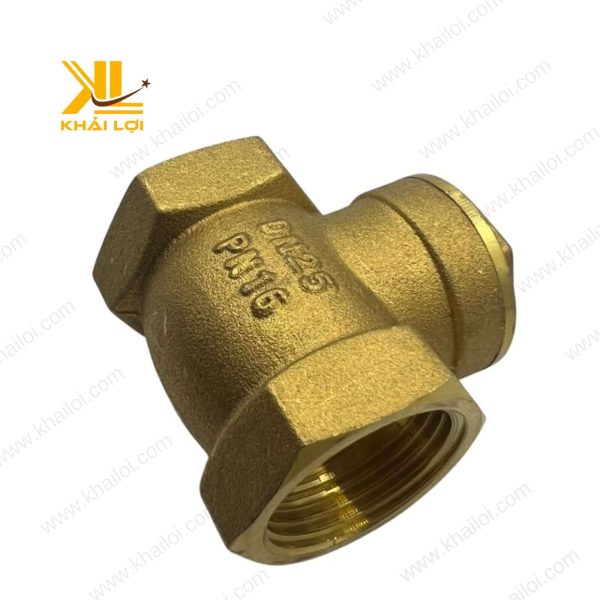 Van 1 Chiều Lá Thau DN15, áp suất 16 kg/cm², bền bỉ.