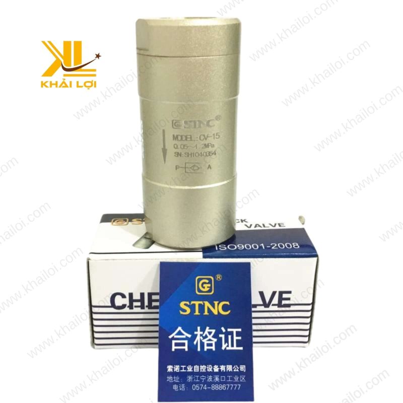 Van Một Chiều Khí Nén STNC CV ứng dụng công nghiệp.