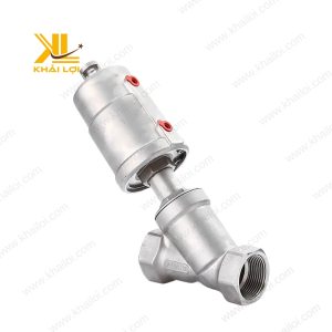 Van Xiên Điều Khiển Khí Nén Đầu Nhựa ZF ứng dụng công nghiệp.