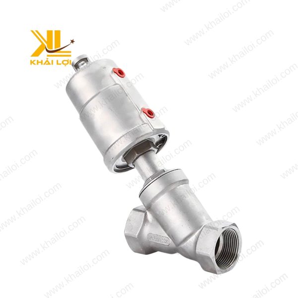 Van Xiên Điều Khiển Khí Nén Đầu Nhựa ZF ứng dụng công nghiệp.