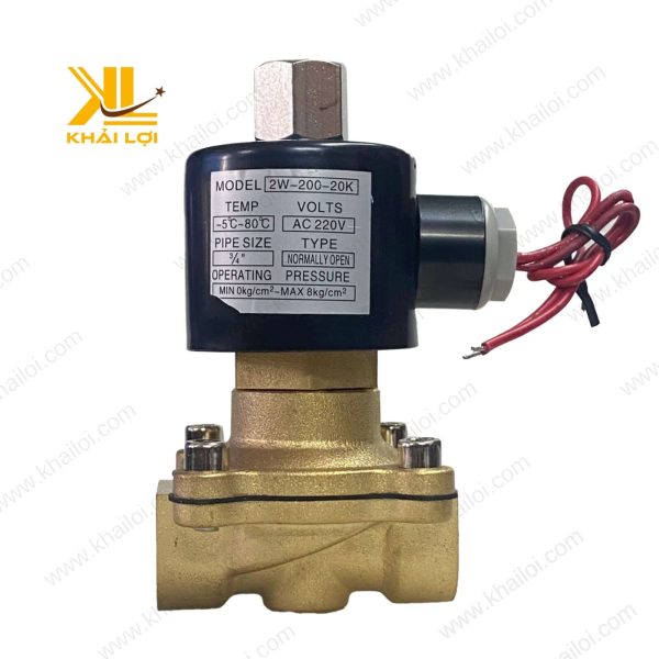 Van Điện Từ Đồng Thường Mở UWK kết nối chắc chắn.